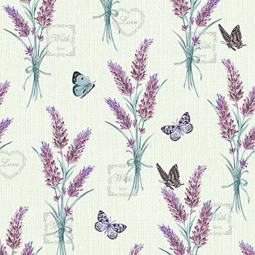 Ubrousek na decoupage - vzor 0114 levandule