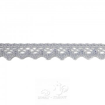 Stuha krajková&nbsp;modrošedá&nbsp;1,7 cm /&nbsp;1 m