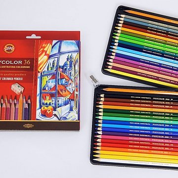 Pastelky umělecké Polycolor 36 ks