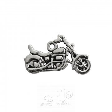 Kovový přívěsek - motorka