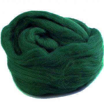 Ovčí rouno 50 g - zelená tmavá
