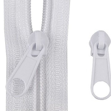 Jezdec bílý pro zip 5 mm
