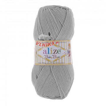 Baby Best příze 100 g šedá sv.