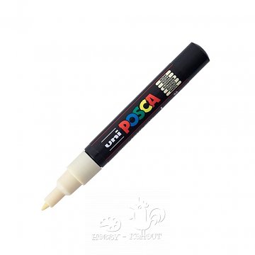 Akrylové popisovače Posca 0,7 - 1 mm smetanový