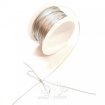Prýmek šňůrka 1,5 mm - stříbrná 5 m