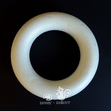 Věnec polystyren 22 cm