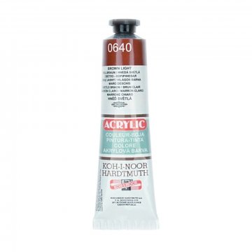 Akrylová barva 40 ml hnědá sv.