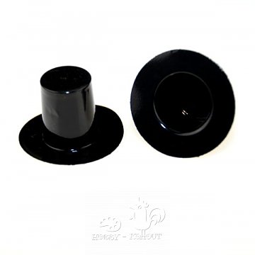 Klobouček cylindr 10 ks / 3x2,5cm