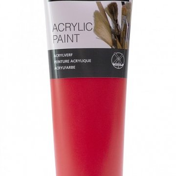 Akrylová barva 250 ml červená