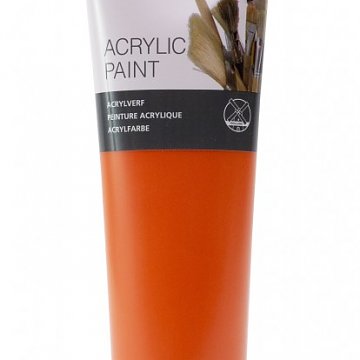 Akrylová barva 250 ml oranžová