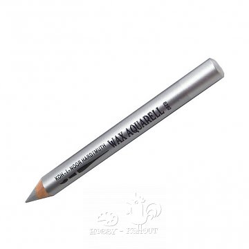 Akvarelové pastelky silné Wax Aquarell - stříbrná