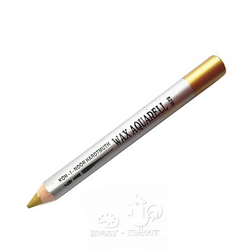 Akvarelové pastelky silné Wax Aquarell - zlatá