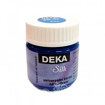 Barvy na hedvábí DEKA - 50 ml modrá azur