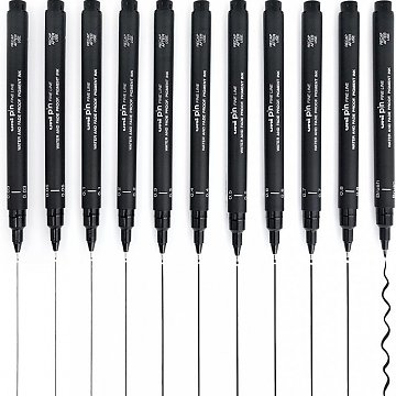 Permanentní popisovač 0,4 mm - černý