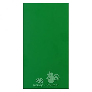 Voskové plátky na svíčky - zelená střední
