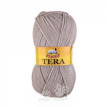 Pletací příze Tera 100 g šedá sv.