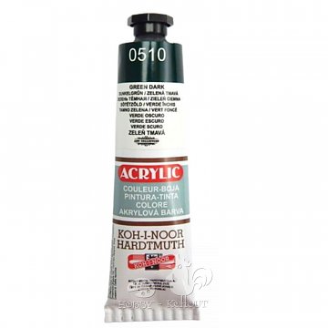 Akrylová barva 40 ml zelená tmavá