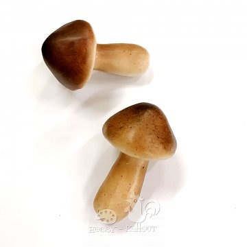 Dekorace - hřib hnědý 7 cm / 1 ks