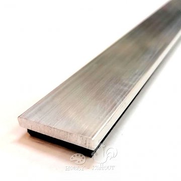 Lišta řezací hliníková na sklo, pravítko 40 cm