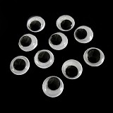 Oči kulaté 12 mm / 10 ks