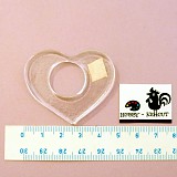Sklíčka na šperky - SRDCE  5x4cm
