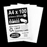 Enkaustický karton A4 bílý 1 ks