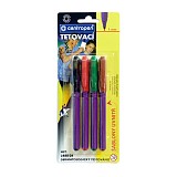 Tetovací fixy - popisovače na tělo 4 ks sada