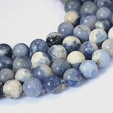 Minerály korálky 8 mm - sodalit 22 ks