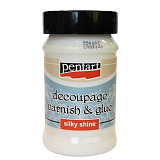 Lepidlo a lak na decoupage hedvábný lesk 100 ml