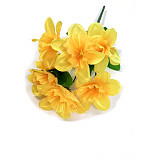 Dekorace - narcisky 7 květů svazek 29 cm doprodej
