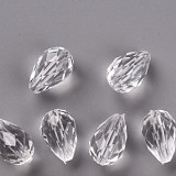 Broušenka plastová kapka 17x11 mm / 1 ks