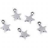 Kovový přívěsek - hvězda 10 mm