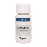 Barvy nezažehlovací na textil a sítotisk - bílá 50 ml