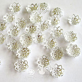Kaplík 12x3 mm 50 ks stříbrný