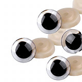 Oči bezpečnostní kulaté čiré 10 mm / 2 ks