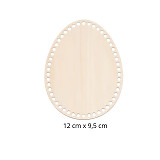 Dno na háčkování vajíčko 12 cm, dírky pr. 5 mm