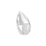 Broušenka skleněná kapka 22x13 mm / 1 ks