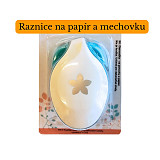 Děrovačka na papír a mechovou gumu - Květina 1,6 cm
