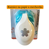 Děrovačka na papír a mechovou gumu - Květ 1,6 cm