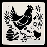 Šablony na malování: kohout 15 x 15 cm