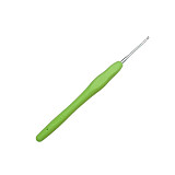 Háček kovový vel. 2 mm - silikonová rukojeť zelená