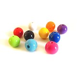 Korálky koule plast 10 mm