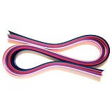 Papírové proužky na Quilling -  růžovo fialová