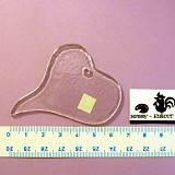 Sklíčka - SRDCE Mirka 6,5 cm