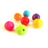 Korálky koule plast 16 mm