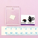 Sklíčka - OBDÉLNÍK široký 2,5 x 3,5 cm