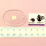 Sklíčka - OVÁL 5 cm