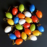 Plastová vajíčka mix barev 6 cm / 24 ks