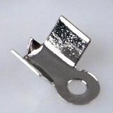 Koncovka s očkem 7x4 mm platina