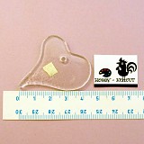 Sklíčka - SRDCE Mirka 4,5 cm
